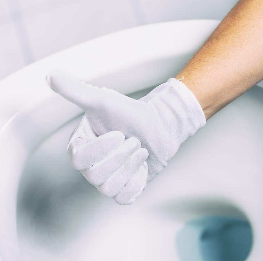 toilet reinigen met azijn