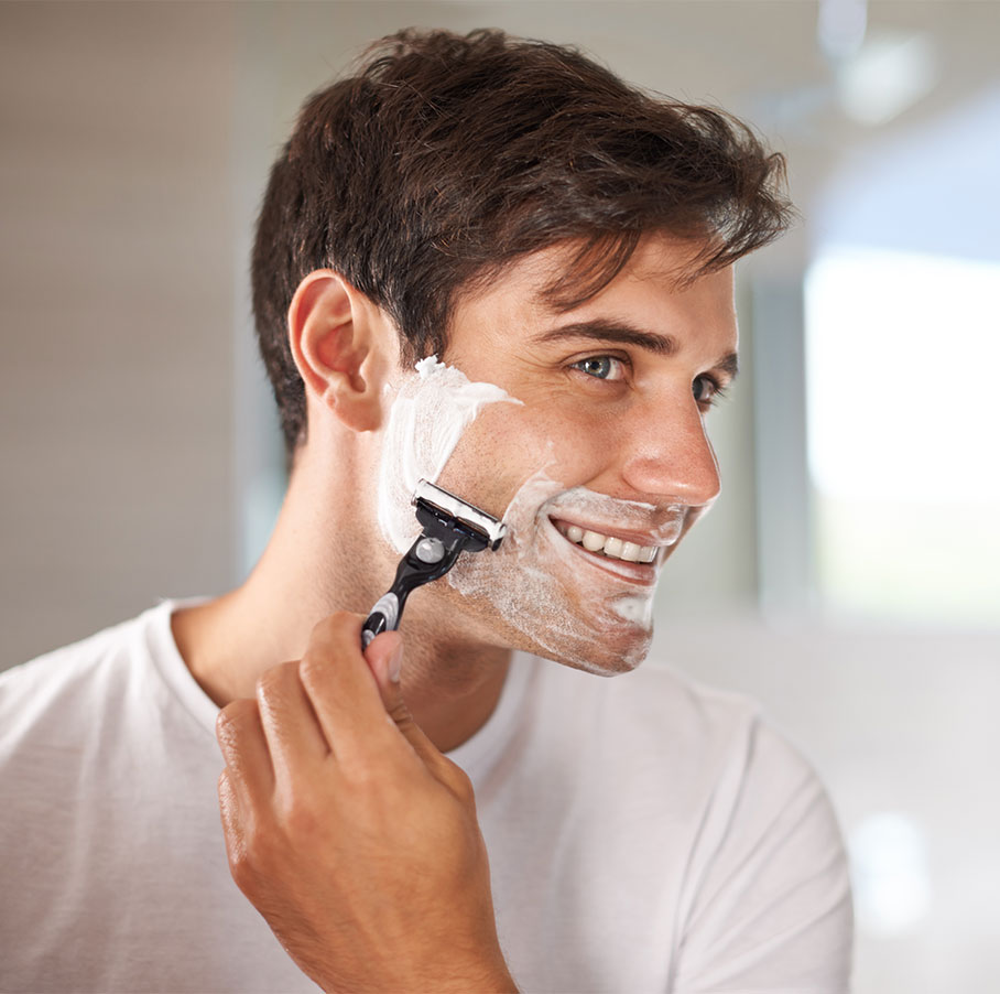 scheermes schoonmaken