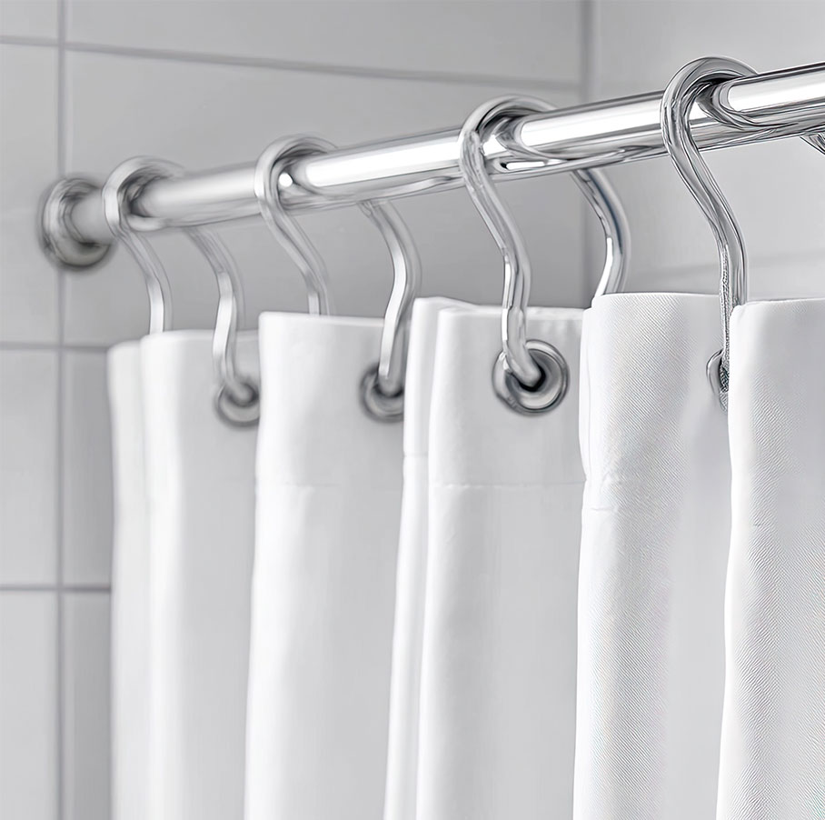 douchegordijn schoonmaken met azijn