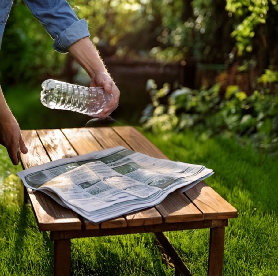 container schoonmaken met azijn